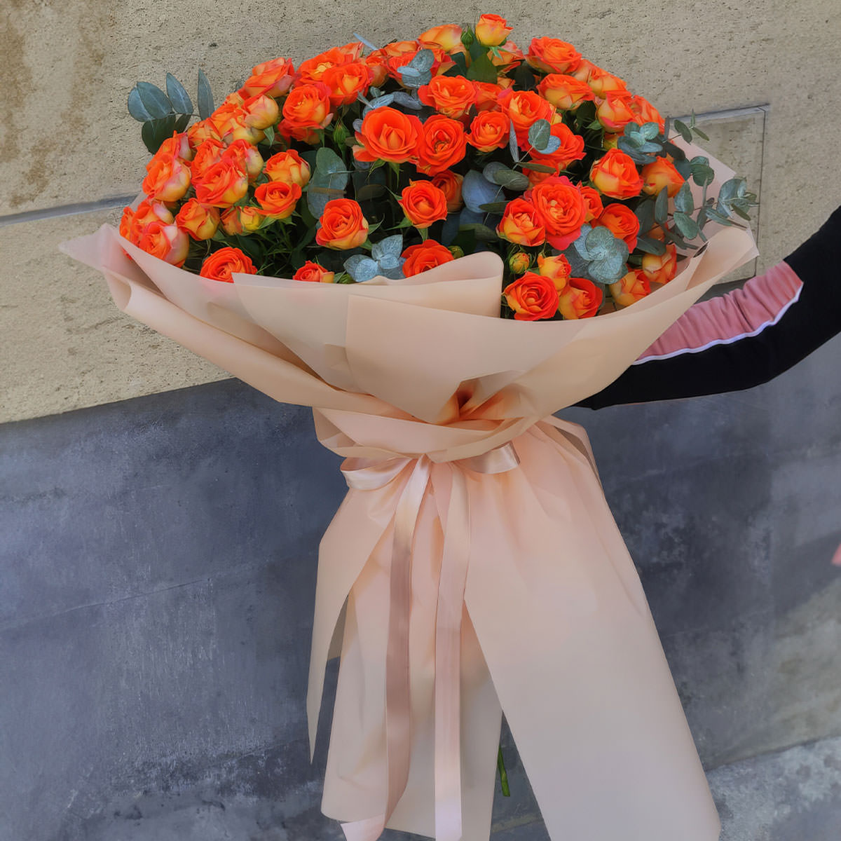 Букет «Алый гранат»